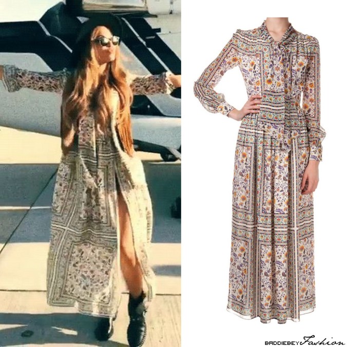 Beyoncé wearing a Saint Laurent Dress at the Coachella Music Festival 2015